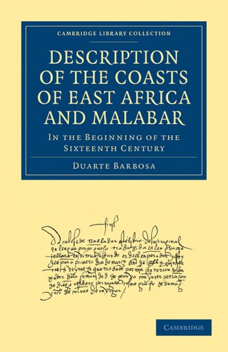 Cover for Description of the coasts of East Africa and Malabar in the beginning of the sixteenth century