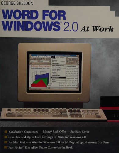 Cover for Word for Windows 2.0 at work