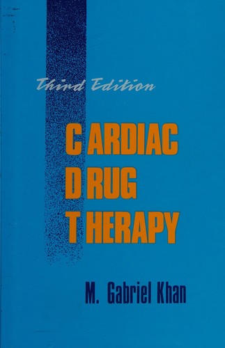 Cover for Cardiac Drug Therapy