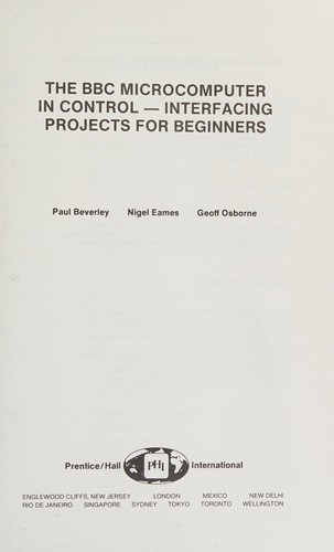 Cover for The BBC Microcomputer in control