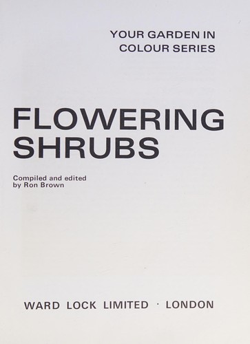 Cover for Flowering shrubs