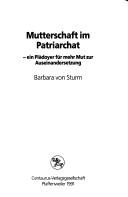 Cover for Mutterschaft im Patriarchat