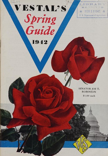 Cover for Vestal's spring guide, 1942