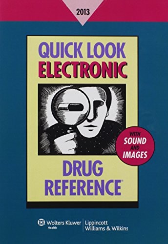 Cover for Quick Look Electronic Drug Reference 2013
