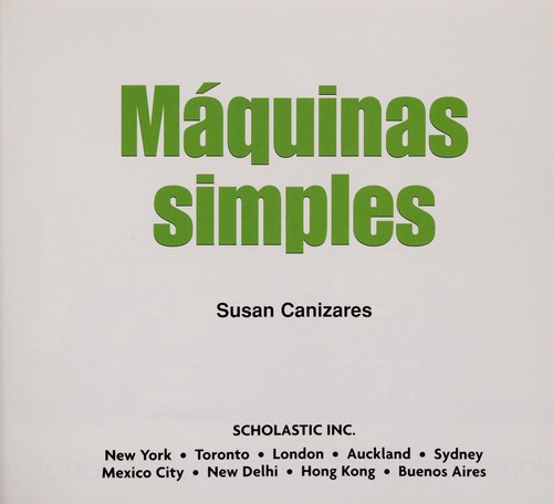 Cover for Maquinas Simples