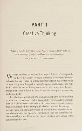 Cover for Creative thinkering
