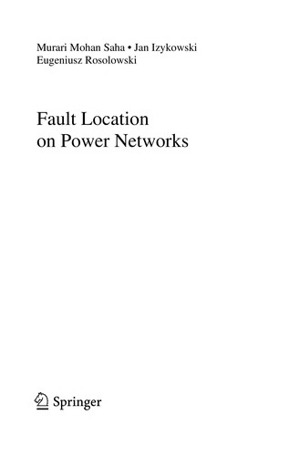 Cover for Fault location on power networks