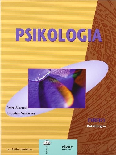 Cover for Batxilergoa 1 - Psikologia 1/2