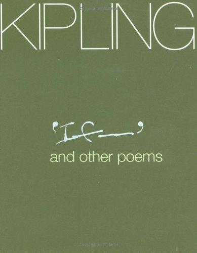 Cover for 'If-' and other poems