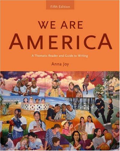 Cover for We are America