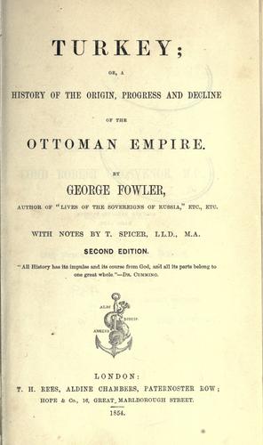 Cover for Turkey