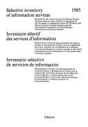 Cover for Selective inventory of information services