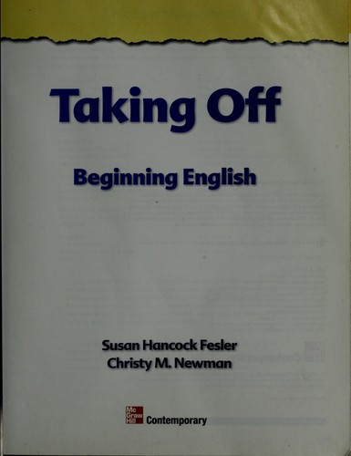 Cover for Taking Off Beginning English SB
