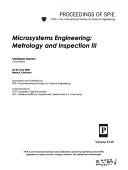 Cover for Microsystems engineering