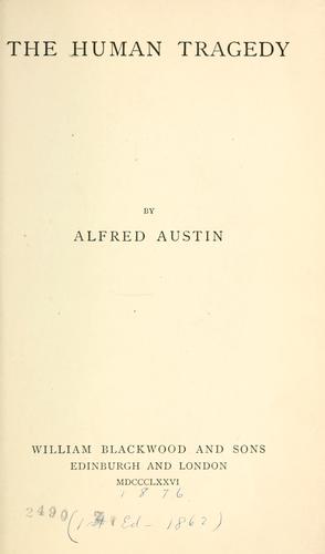Cover for The human tragedy