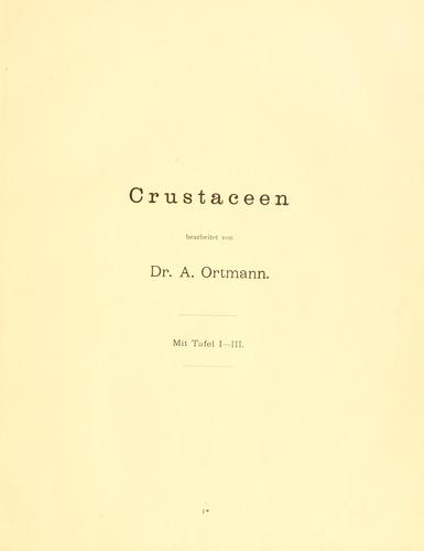 Cover for Crustaceen