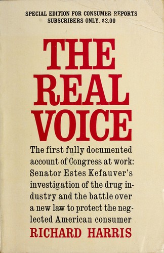 Cover for The real voice.