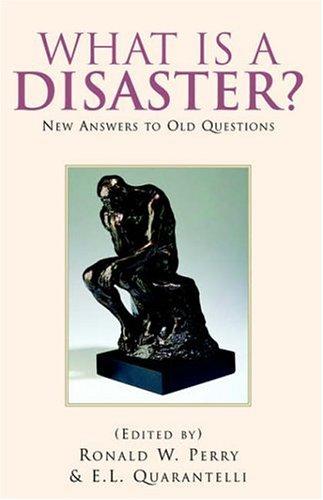 Cover for What Is A Disaster?New Answers to Old Questions