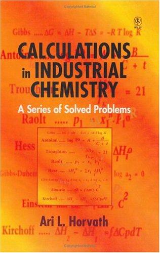Cover for Calculations in industrial chemistry