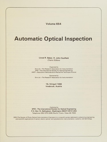 Cover for Automatic optical inspection