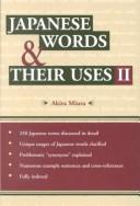 Cover for Japanese words and their uses