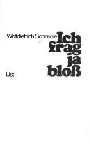 Cover for Ich frag ja bloss.