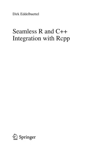 Cover for Seamless R and C++ Integration with Rcpp