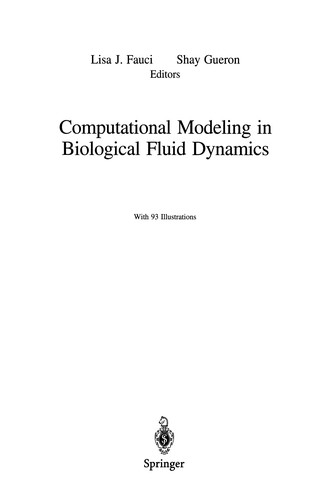 Cover for Computational Modeling in Biological Fluid Dynamics