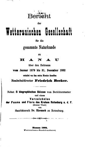 Cover for Bericht