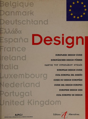 Cover for Guide du design Européen =