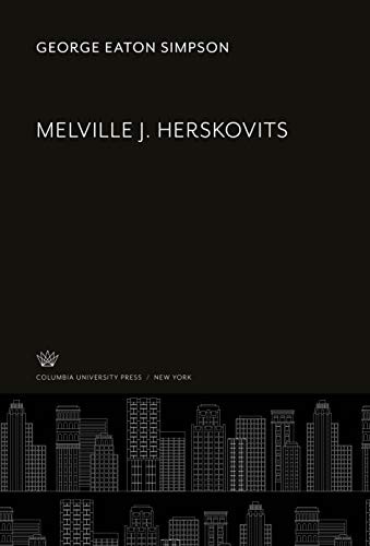Cover for Melville J. Herskovits