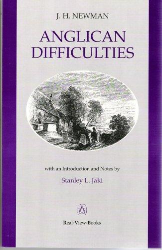 Cover for Anglican Difficulties