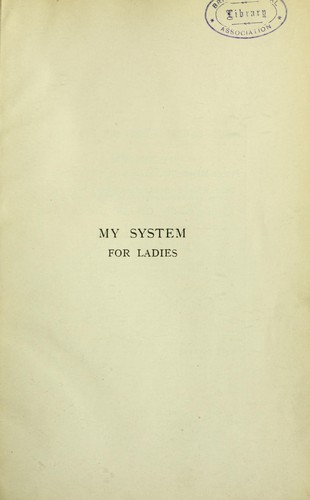 Cover for My system for ladies