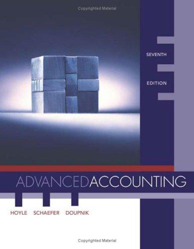 Cover for Advanced Accounting