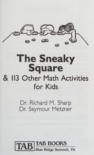 Cover for The sneaky square & 113 other math activities for kids