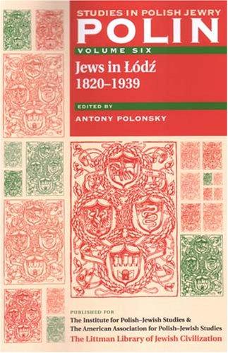 Cover for Polin, Volume 6 (Polin Studies in Polish Jewry)