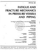 Cover for Fatigue and Fracture Mechanics in Pressure Vessels and Piping