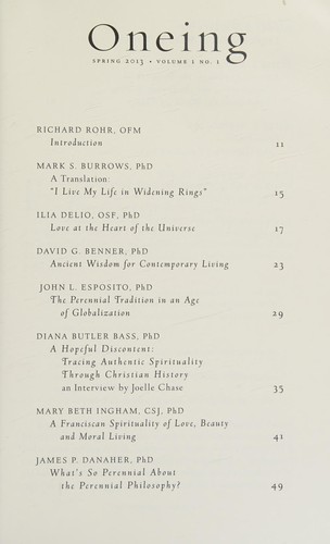 Cover for Oneing