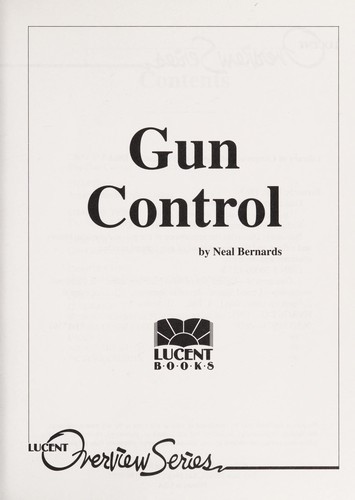 Cover for Gun control