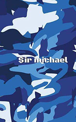Cover for Blue Camouflage Sir Michael creative journal