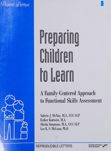 Cover for Preparing Children to Learn, Parent Letters