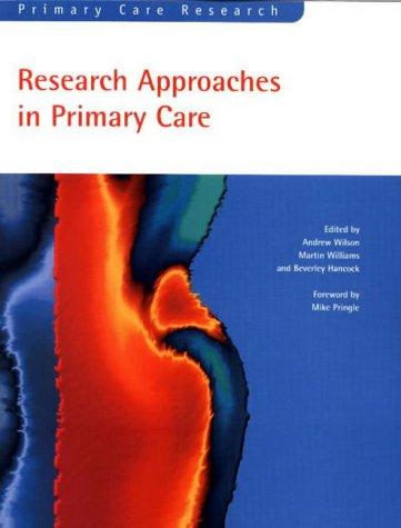 Cover for Research approaches in primary care
