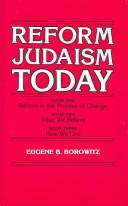 Cover for Reform Judaism today