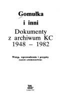 Cover for Gomułka i inni