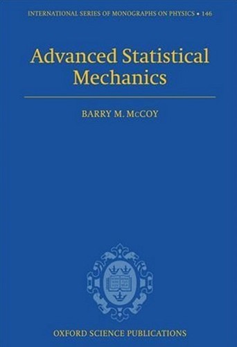 Cover for Advanced statistical mechanics