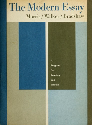Cover for The modern essay
