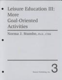 Cover for Leisure education III