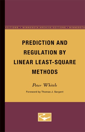 Cover for Prediction and regulation by linear least-square methods