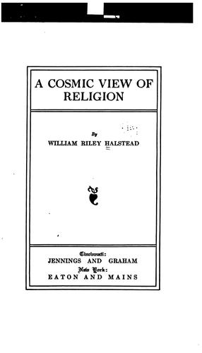 Cover for A cosmic view of religion