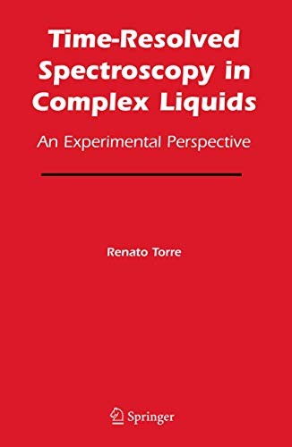 Cover for Time-Resolved Spectroscopy in Complex Liquids